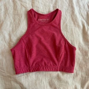 Outdoor Voices Hot Pink Athena crop top